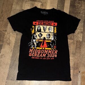 Rare Tee No Evil xMidsummerScream 2024 "Choose Your Inner Demon"T-Shirt (Size M)